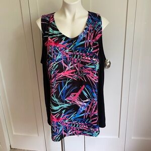 Plus size (5x) swim Juno active tank top